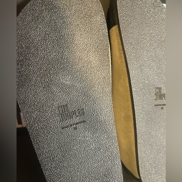 The Kooples Olive‎ Khaki Leather Sandals, size 36 - Picture 9 of 12